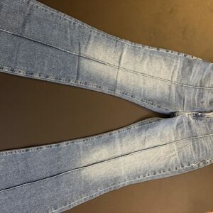Mango Light Blue Straight Leg Jeans